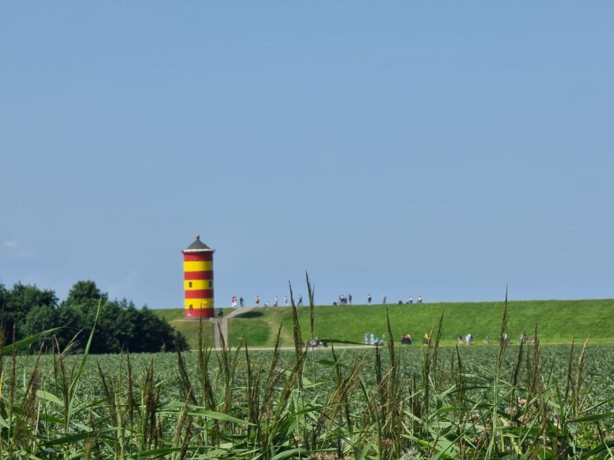 Ferienhaus Steuerbord Im Bootshaus Neßmersiel Exteriér fotografie