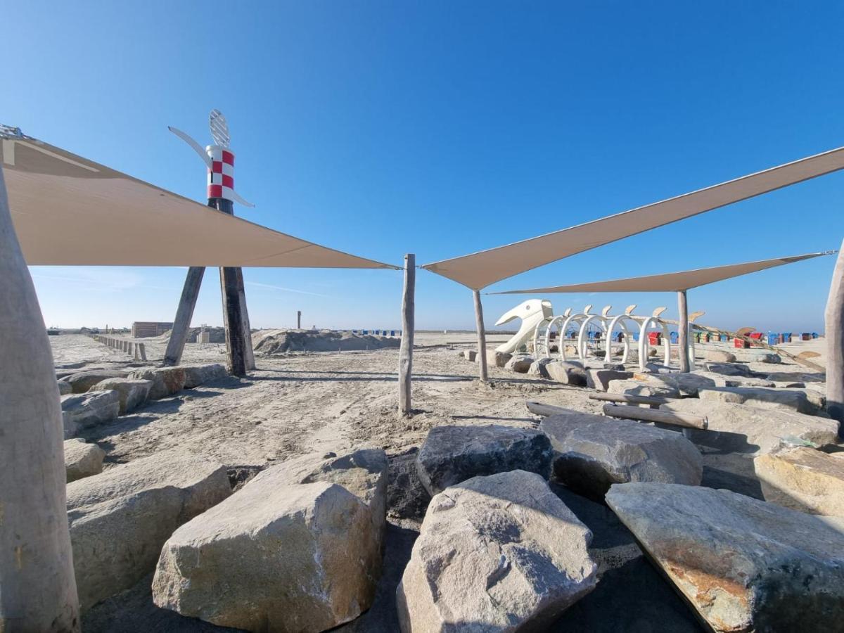 Ferienhaus Steuerbord Im Bootshaus Neßmersiel Exteriér fotografie